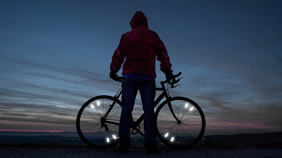 Night-proof your bike by turning it into a giant reflector